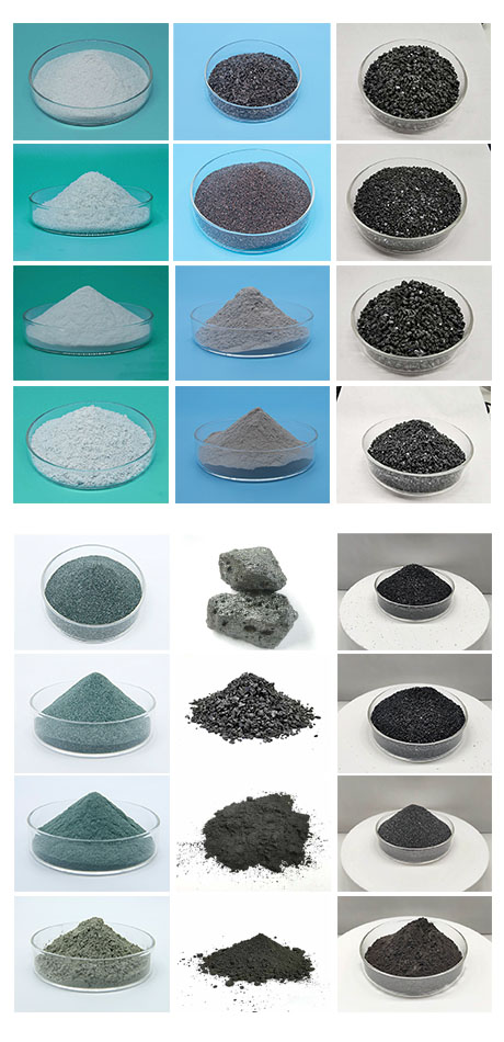 Products - White corundum, brown corundum. Silicon carbide suppliers ...